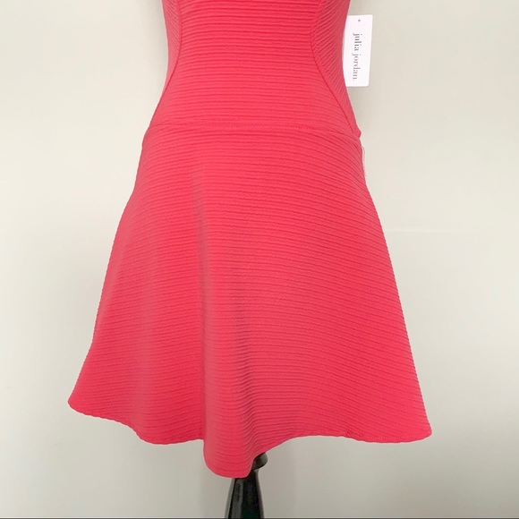 Julia Jordan Coral Skater Drop Waist Dress NWT - Picture 3 of 7